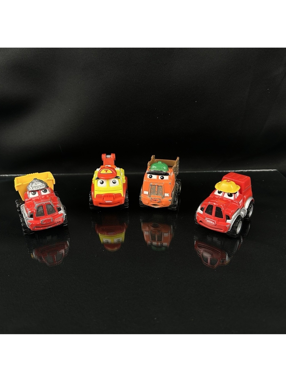 Tonka Maisto Diecast Chuck & Friends Lot Chuck Dump Mike Fire Truck 2000 2.5"